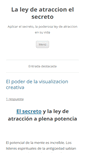 Mobile Screenshot of laleydeatraccionelsecreto.com