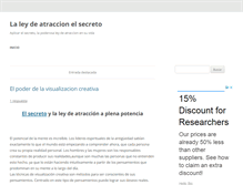 Tablet Screenshot of laleydeatraccionelsecreto.com